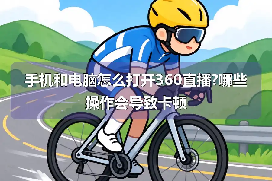 手机和电脑怎么打开360直播?哪些操作会导致卡顿